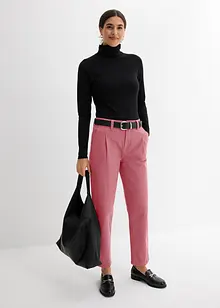 Barrel bukse i twill, bonprix