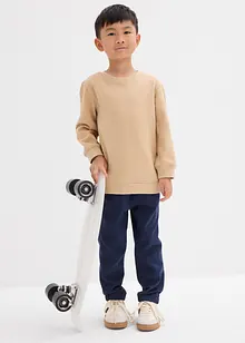 Sweatshirt i myk bomullsmiks (2-pack), bonprix