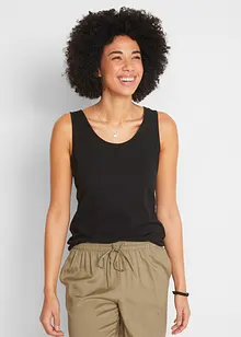 Jerseytopp i 100% økologisk bomull, bonprix