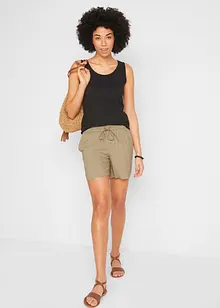 Jerseytopp i 100% økologisk bomull, bonprix