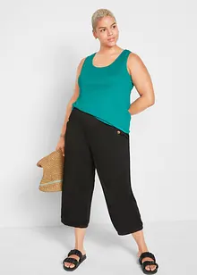 Jerseytopp i 100% økologisk bomull, bonprix