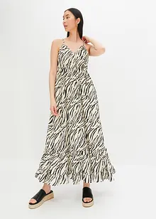 Maxikjole med leo-print, RAINBOW