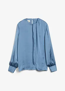 Bluse i lett sateng, bonprix