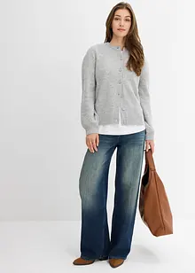 Loose Straight-jeans High Waist, Low Stretch, bonprix