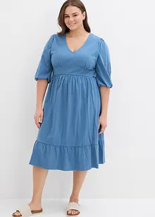 Jerseykjole i 100% bomull, bonprix