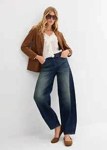 Blazer i imitert semsket skinn, bonprix