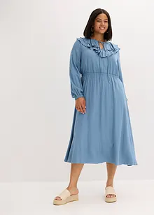 Maxikjole i lett viskose, bonprix