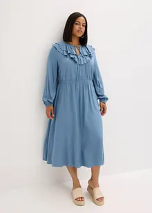 Maxikjole i lett viskose, bonprix