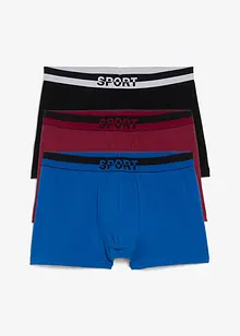 Boksershorts i ettersittende modell (3-pack), bonprix