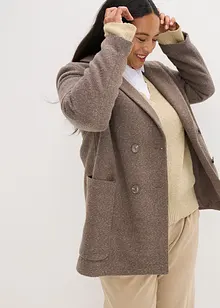 Kort kåpe i ullstil, bonprix