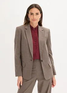 Oversized blazer med rutemønster, bonprix