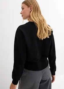 Oversized sweatshirt i bomull, bonprix