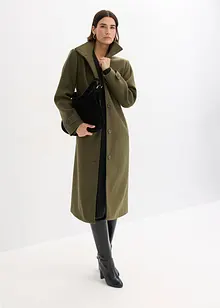 Kåpe med ull-look, bonprix
