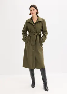 Kåpe med ull-look, bonprix