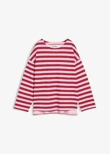 Oversized topp i ren bomull, bonprix