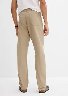 Regular Fit-twillbukse i ren bomull, Straight, bonprix