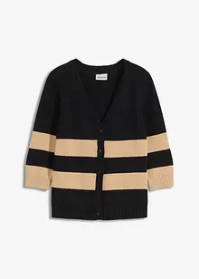 Cardigan med striper, bonprix