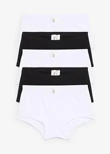 Panty med myk økologisk bomull (5-pack), bonprix