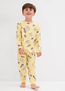 Pyjamas i 100% økologisk bomull (4-delt sett), bonprix