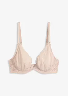 Triangel-BH med blomstret blonde, bonprix