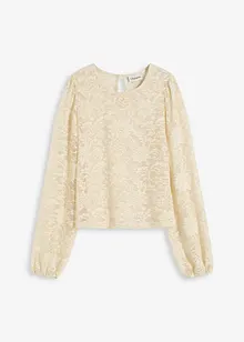 Kort topp av elastisk blonde, bonprix