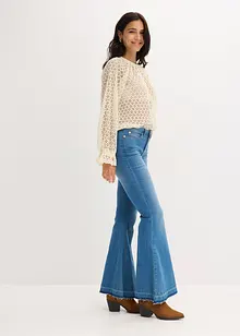 Blondetopp i bomullsmiks, bonprix