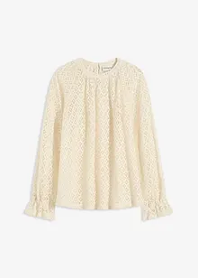 Blondetopp i bomullsmiks, bonprix