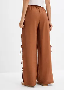 Slip on-bukse med sløyfer, bonprix