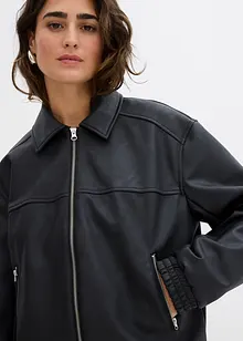 Oversized jakke i imitert skinn, bonprix