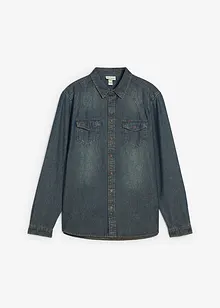 Denimskjorte i 100% bomull, bonprix