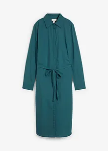 Skjortekjole med silkeandel, bonprix