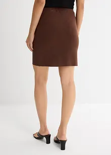 Strikket skjørt i viskosemiks, bonprix