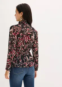 Chiffonbluse med sløyfe, bonprix