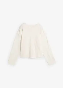 Langermet topp i 100% bomull, bonprix