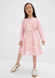 Kjole og bolero i 100% bomull (2-delt sett), bonprix