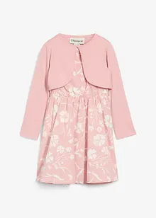 Kjole og bolero i 100% bomull (2-delt sett), bonprix