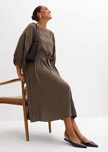 Crinkle kjole, bonprix