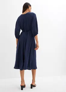 Crinkle kjole, bonprix
