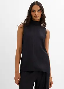 Lang topp i viskosemiks med struktur, bonprix