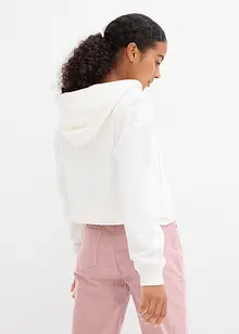 Sweatjakke med hette av 100% økologisk bomull, bonprix
