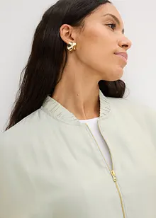 Bomberjakke i glinsende sateng, bonprix