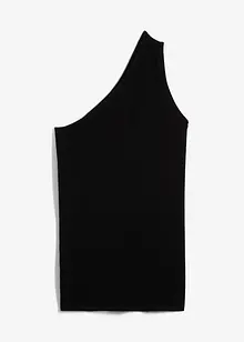 Off shoulder-strikket topp i viskosemiks, bonprix