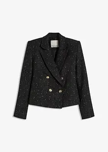 Kort blazer i myk bouclé, bonprix