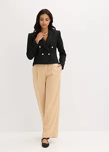 Kort blazer i myk bouclé, bonprix