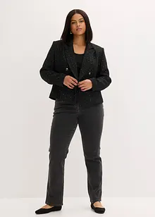 Kort blazer i myk bouclé, bonprix