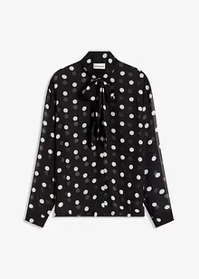 Bluse med sløyfe, bonprix