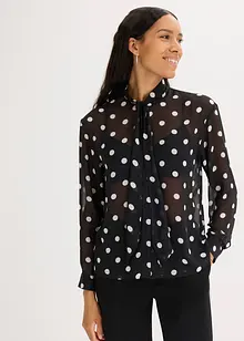 Bluse med sløyfe, bonprix