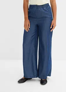 Bukse i vid modell og lett lyocell, bonprix