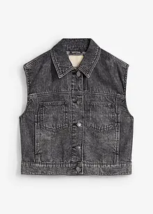Jeansvest av bomull, bonprix
