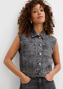 Jeansvest av bomull, bonprix